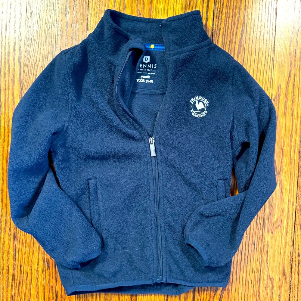 Primrose Dennis Uniform Navy Fleece Jacket YXS 5/6